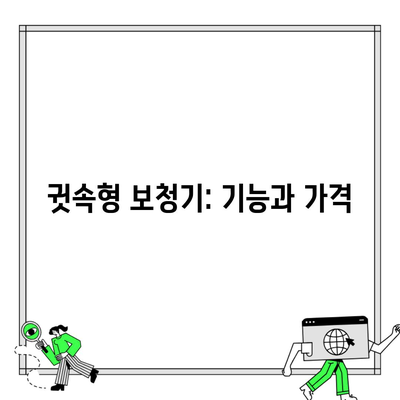 귓속형 보청기: 기능과 가격