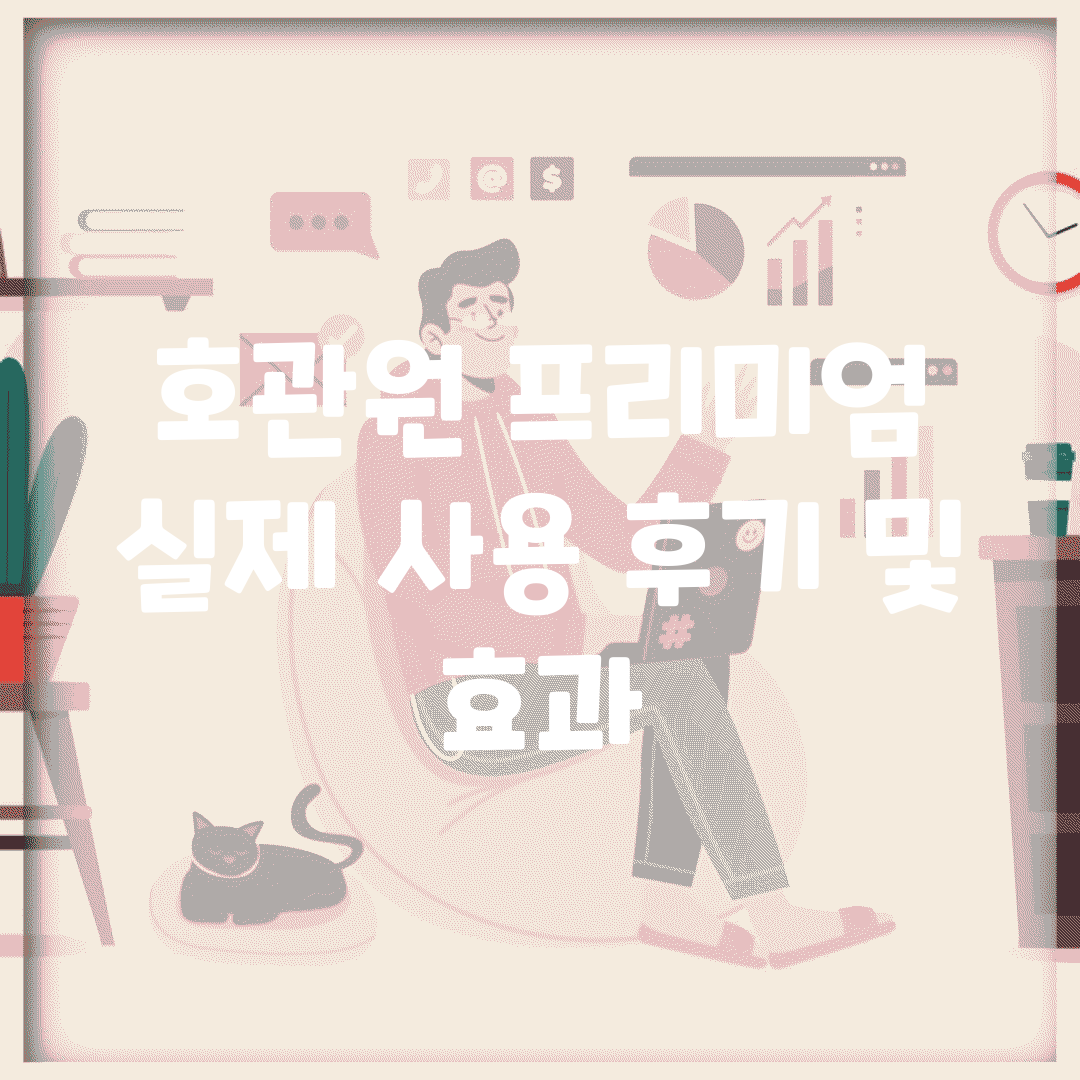 호관원 프리미엄 실제 사용 후기 및 효과