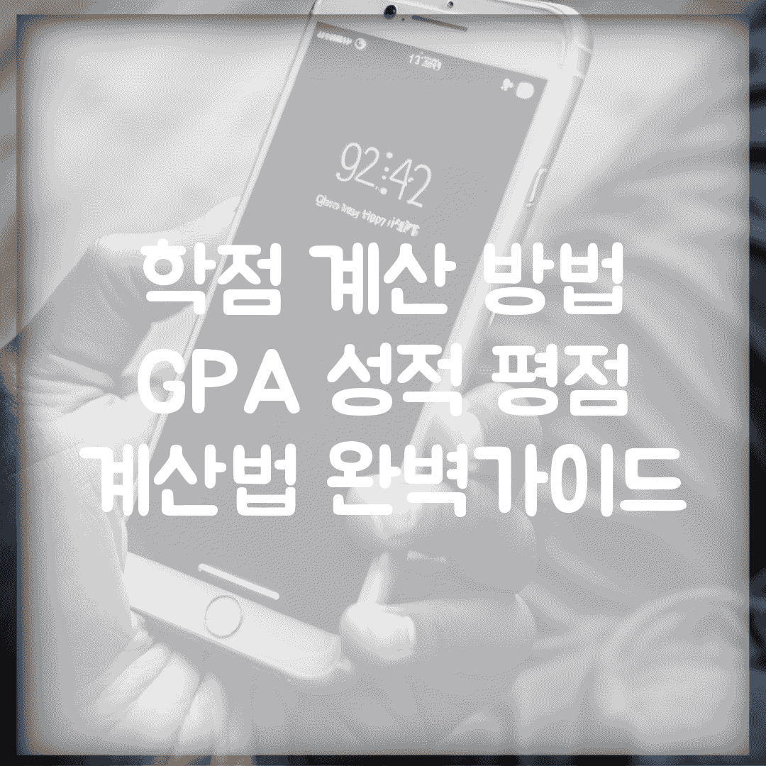 학점 계산 방법 | GPA 성적 평점 계산법 완벽가이드