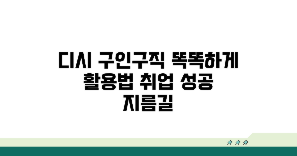 디시 구인구직, 똑똑하게 이용하기