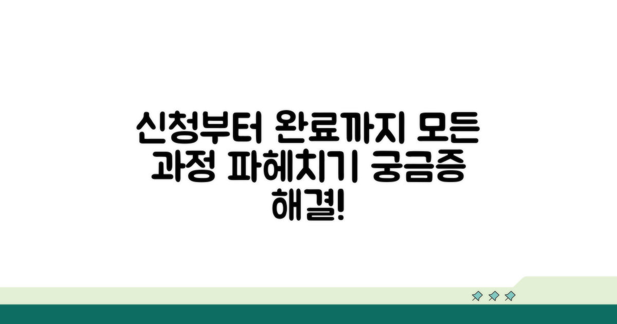 신청부터 완료까지 과정 파헤치기