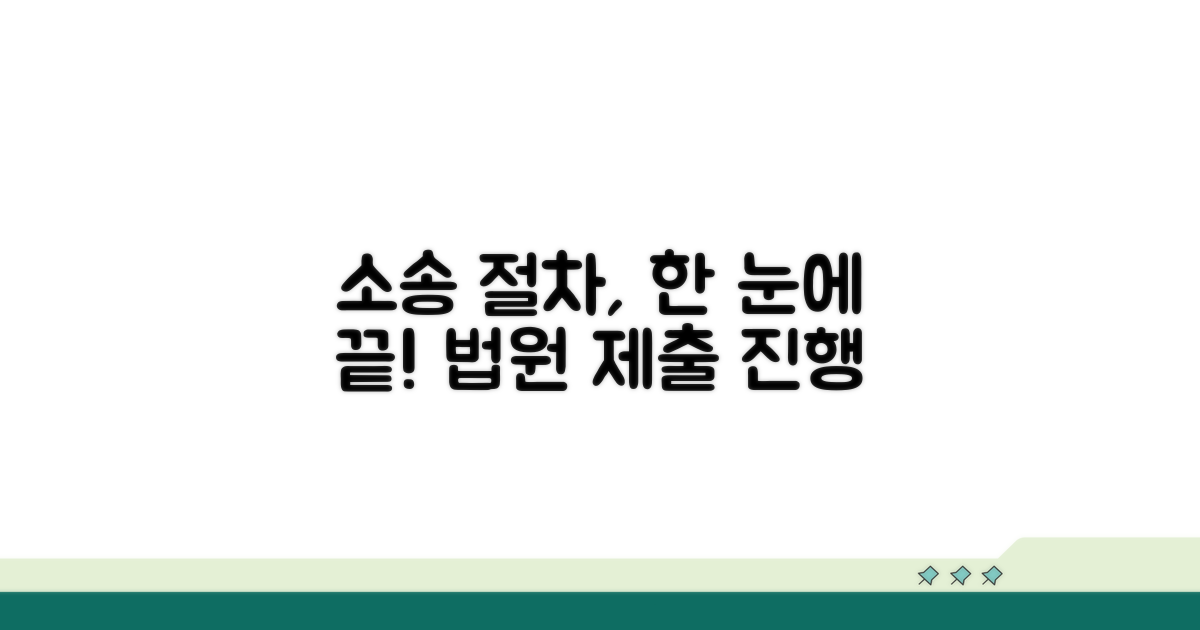 법원 제출 및 진행 절차 안내