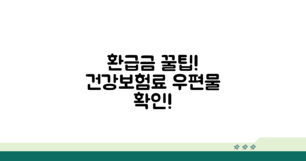 건강보험료 환급금, 이런 우편물 확인해요