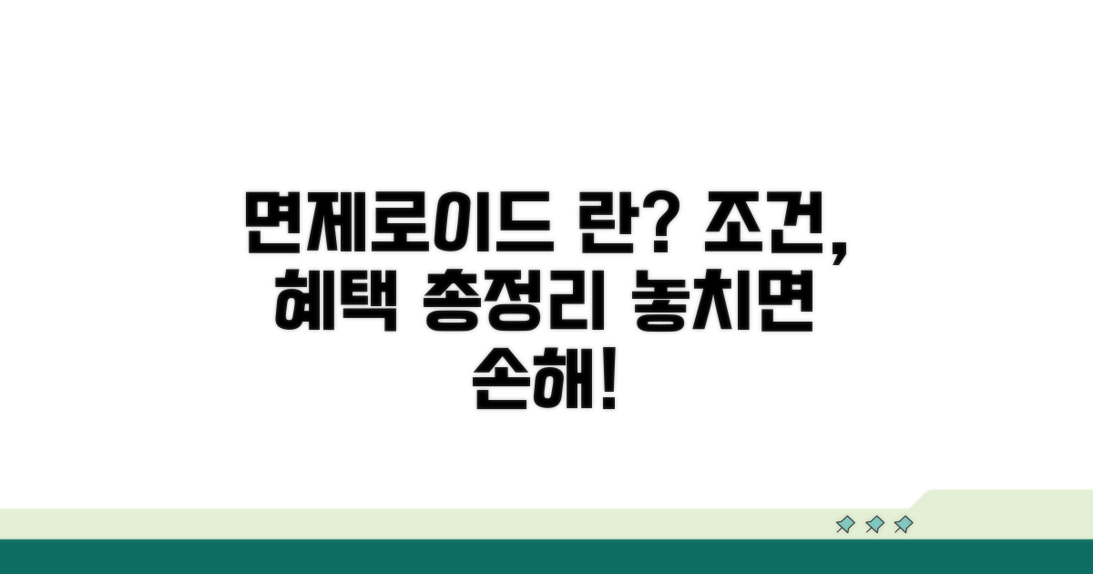 면제로이드 의미와 조건 파헤치기