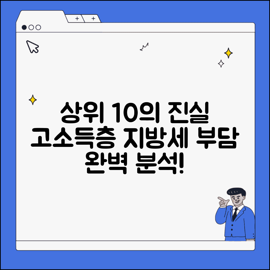 상위 10% 지방세 | 고소득층 지방세 부담 완벽정리