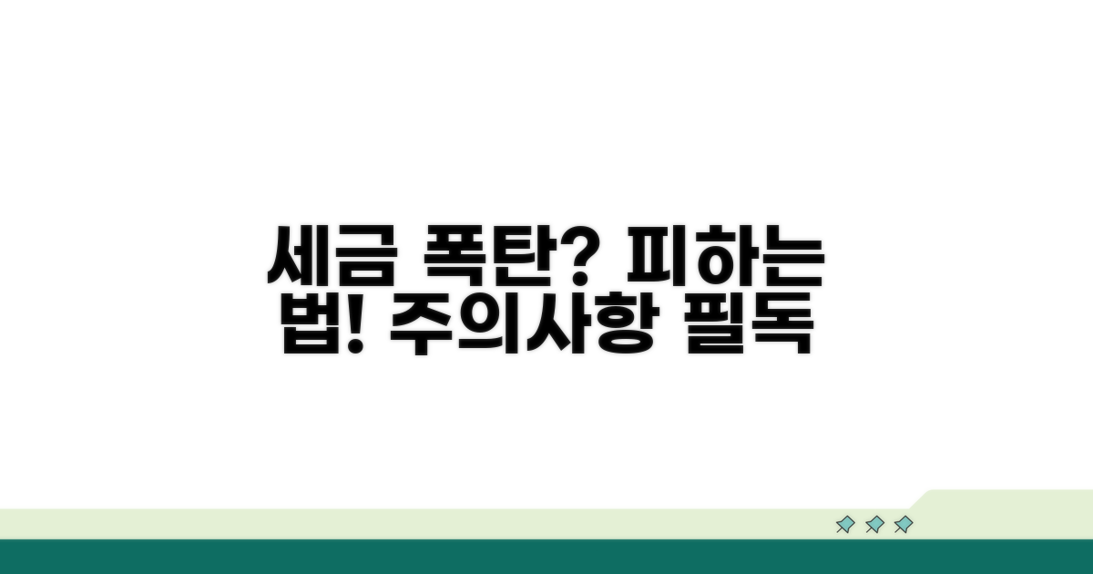 주의할 점과 세금 폭탄 피하는 법