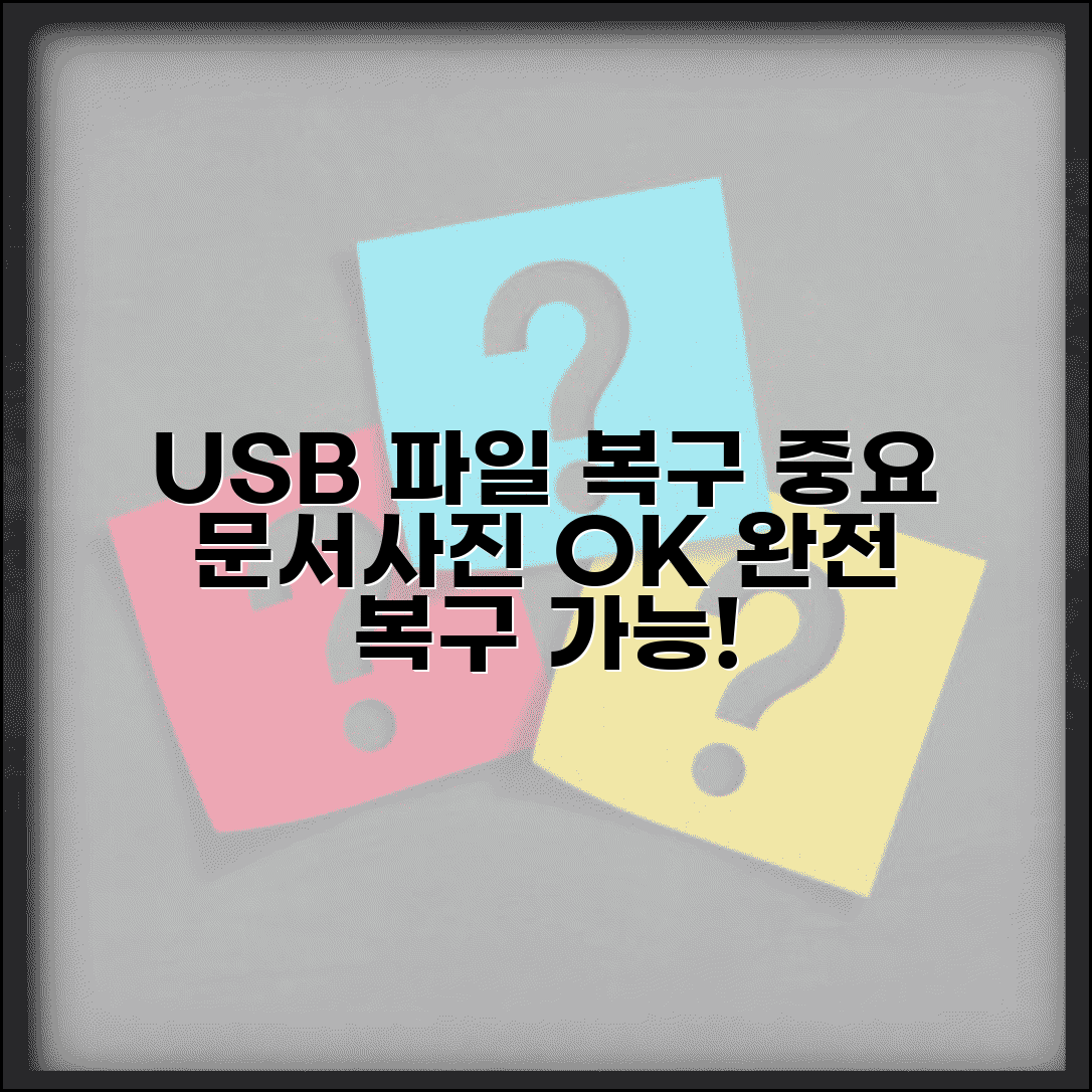 USB 파일 삭제 복구 외장 저장소 | 실수로 지운 중요 문서와 사진 USB 드라이브에서 완전 복구