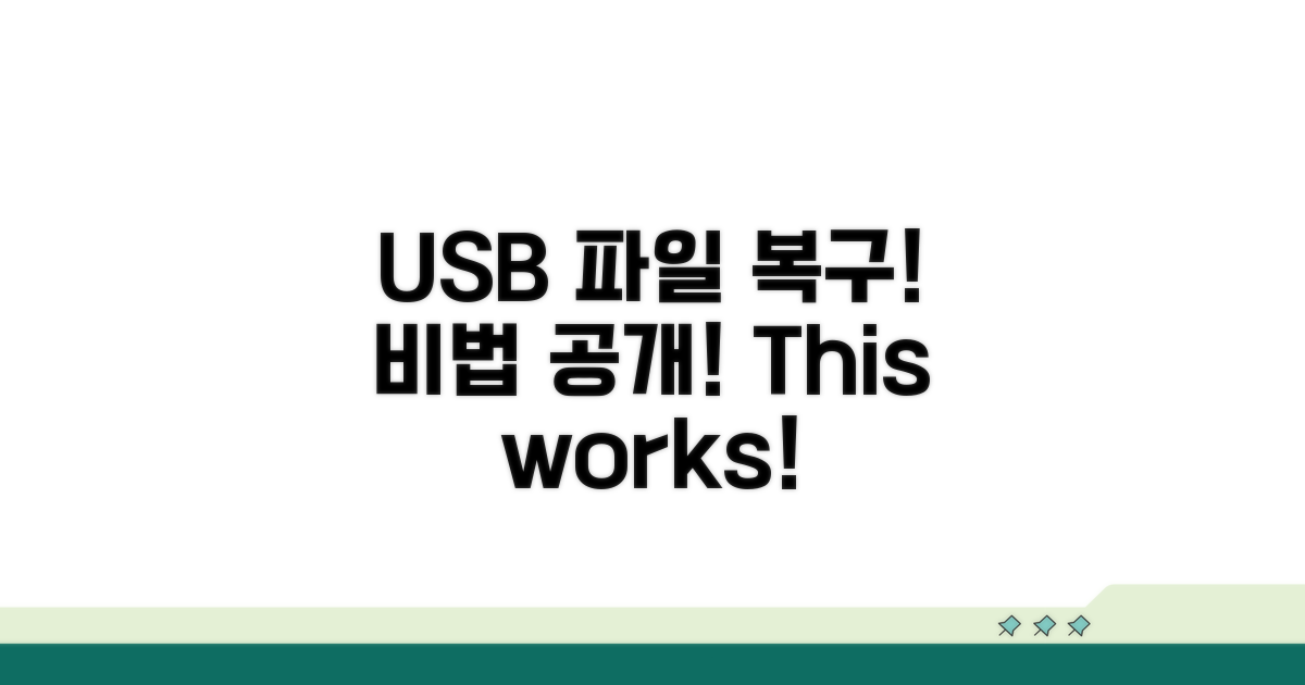 손상된 USB 파일도 살리는 비법