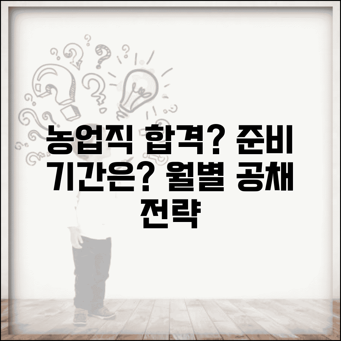 농업직 공무원 시험 준비 기간 몇 개월 | 농업직 공채 합격 준비 시간
