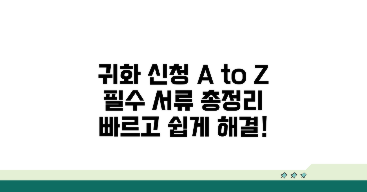 귀화 신청 절차 및 필요 서류