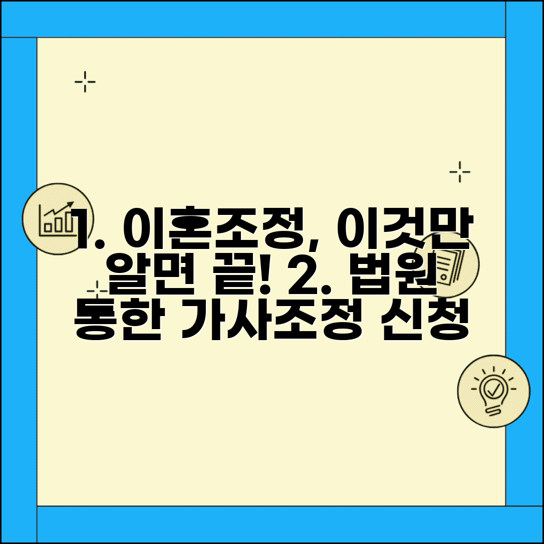 이혼조정 신청 방법 절차 | 가사 조정 신청 법원