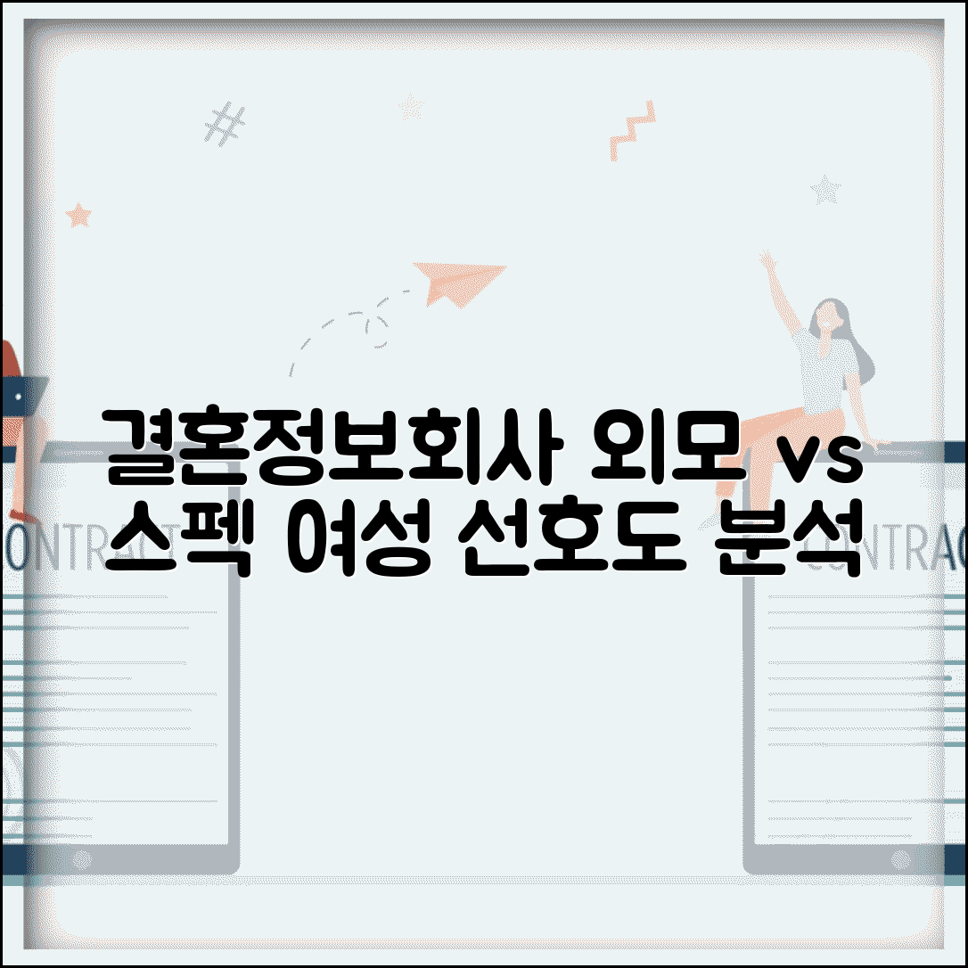 남자 외모 vs 스펙 결혼정보회사 매칭 유불리 | 여성 회원 선호도 분석