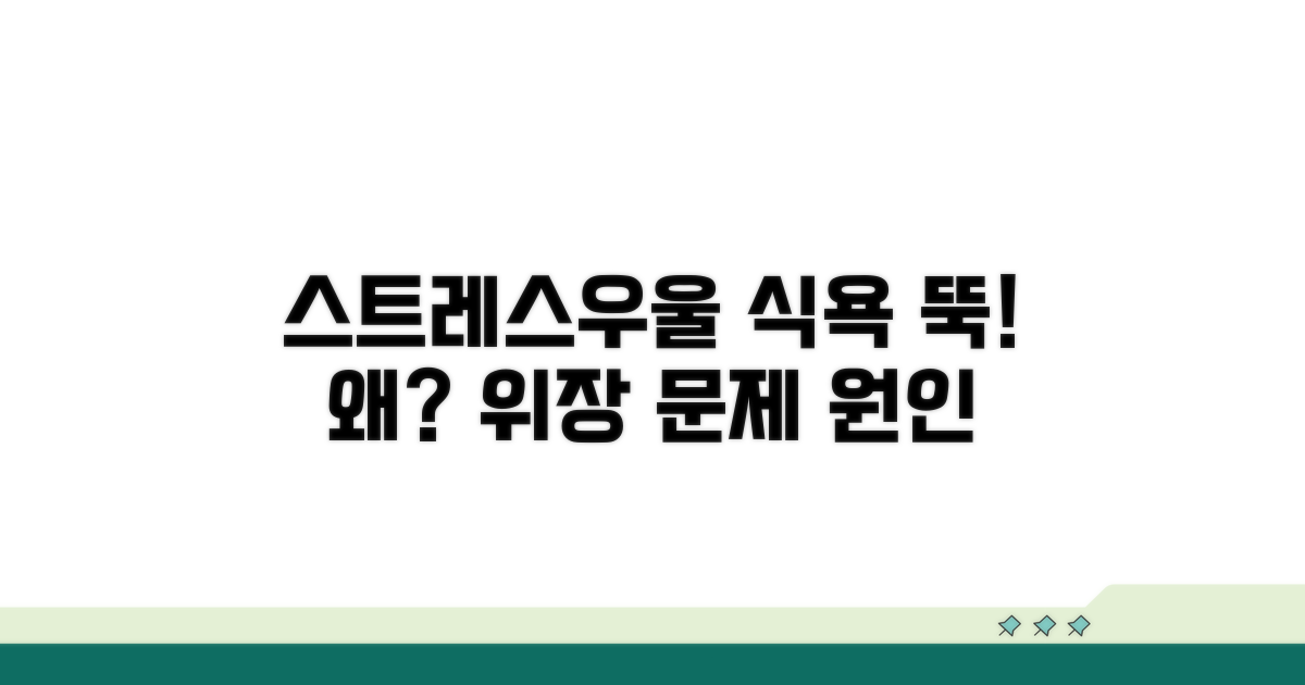 스트레스, 우울, 위장 문제는 왜 식욕을 잃게 할까?