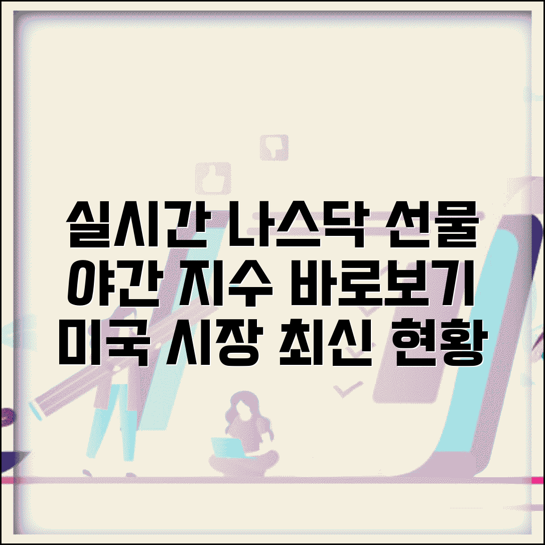 실시간 야간선물지수 | 미국 선물 나스닥 선물 실시간 지수
