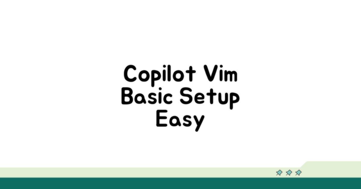 Copilot Vim 연동 기본 설정
