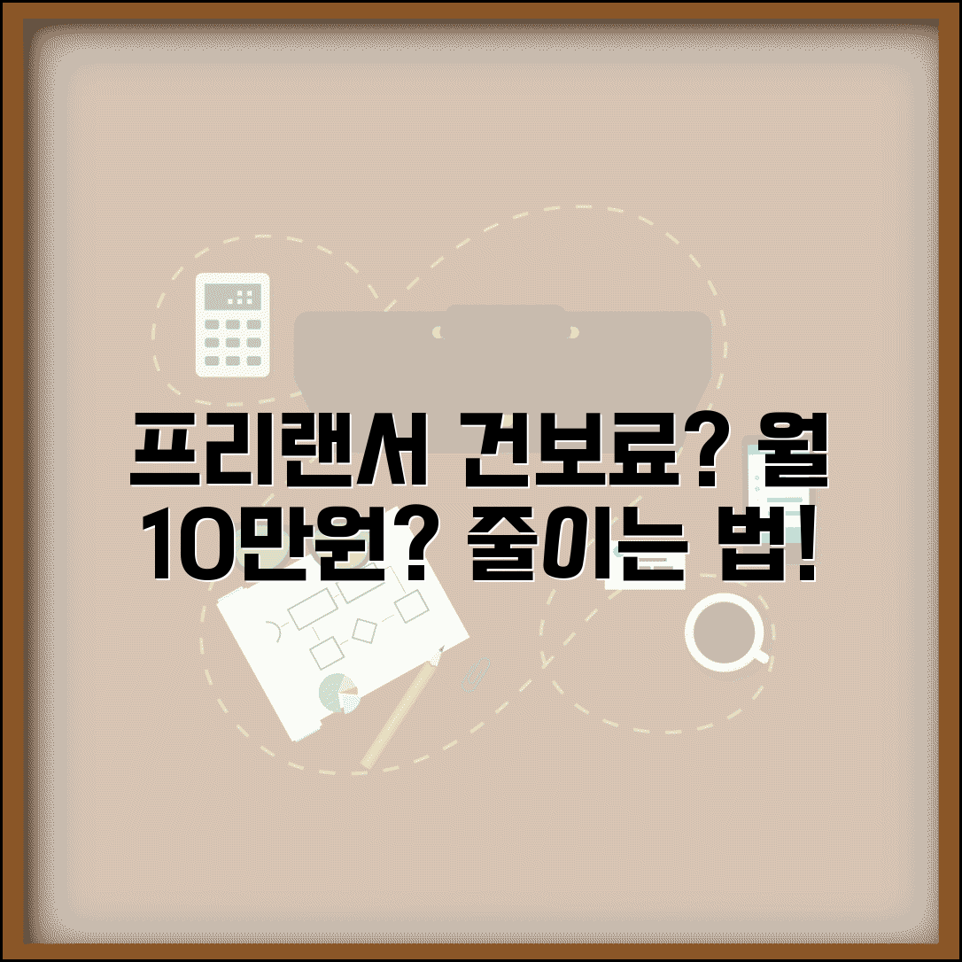프리랜서 건강보험료 조정 방법 | 프리랜서 건보료 줄이는 신청