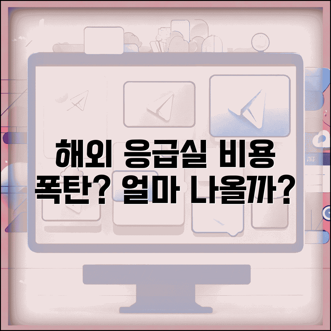 해외 응급실 가면 의료비 얼마나 나와요 | 해외의료비 | 응급실 | 비용