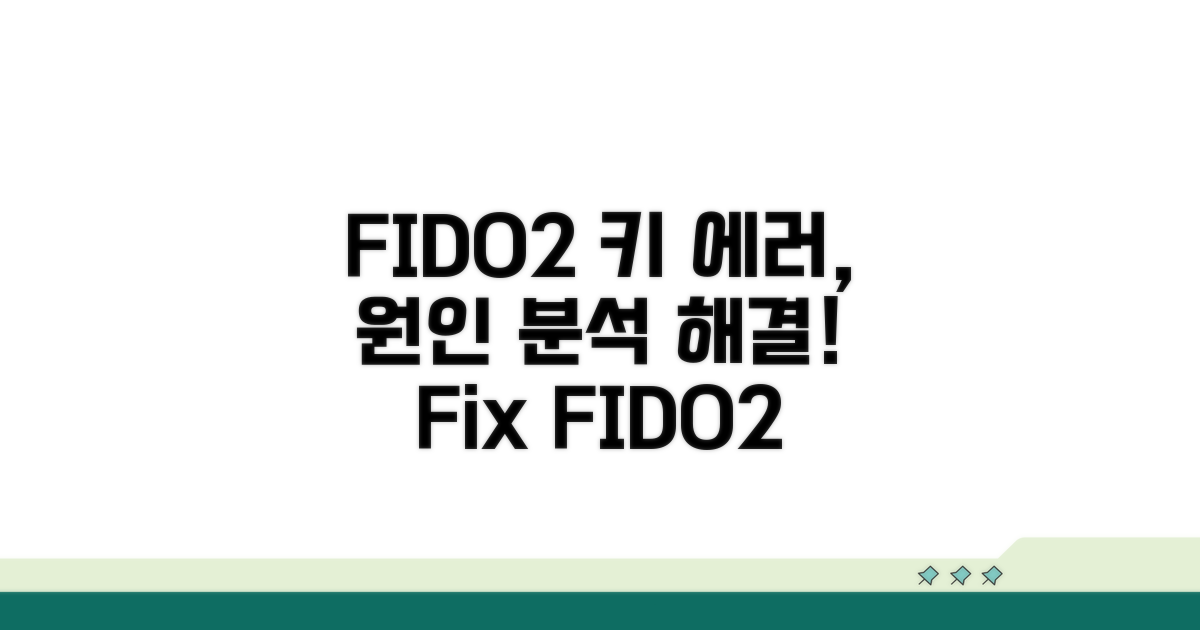 FIDO2 키 인식 오류 원인 분석