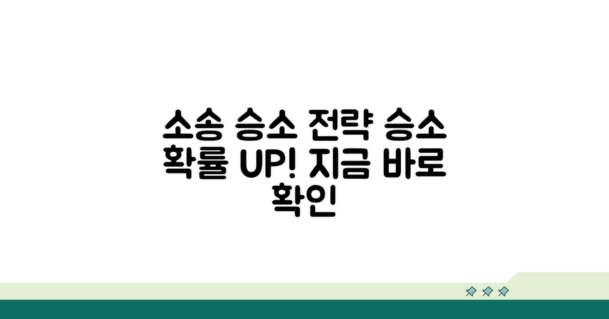소송 성공 가능성, 높이는 방법은?