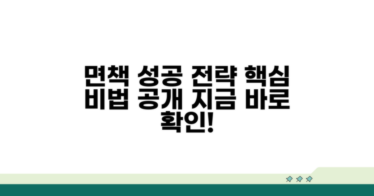 성공적인 면책을 위한 핵심 전략