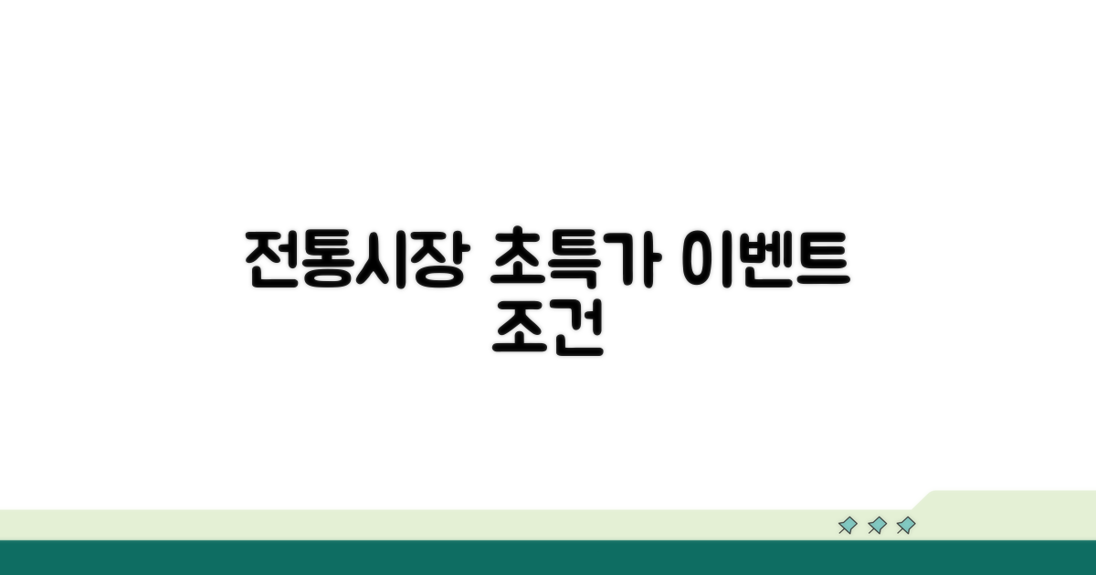 전통시장 특가 이벤트 상세 조건