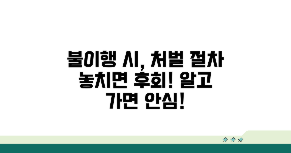 불이행 시 처벌 절차 안내
