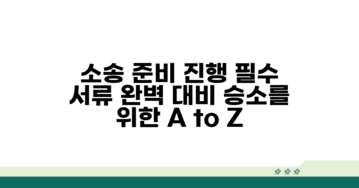 필요 서류 준비부터 소송 진행 방법까지