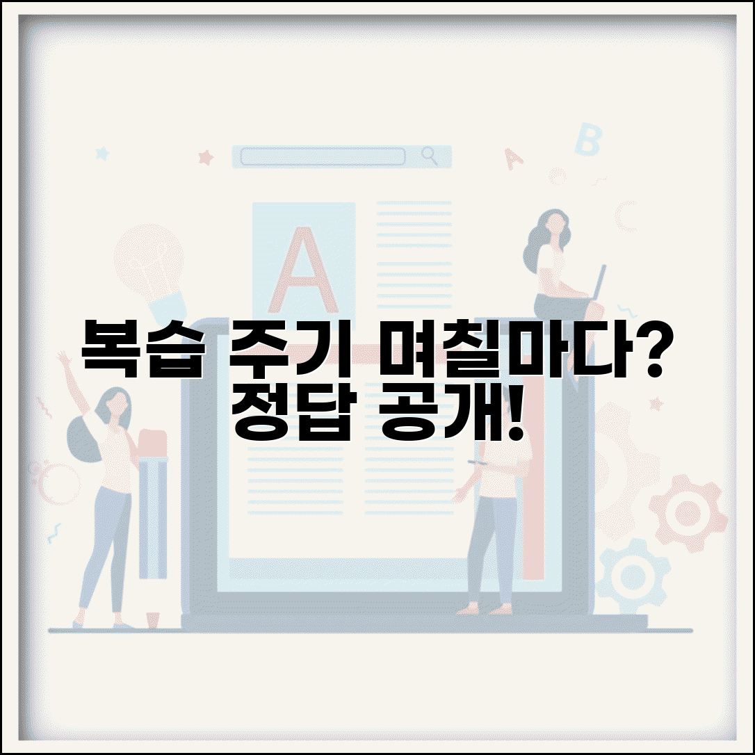 복습 주기 며칠마다 해야 효과적일까 | 학습 타이밍과 복습 주기 총정리